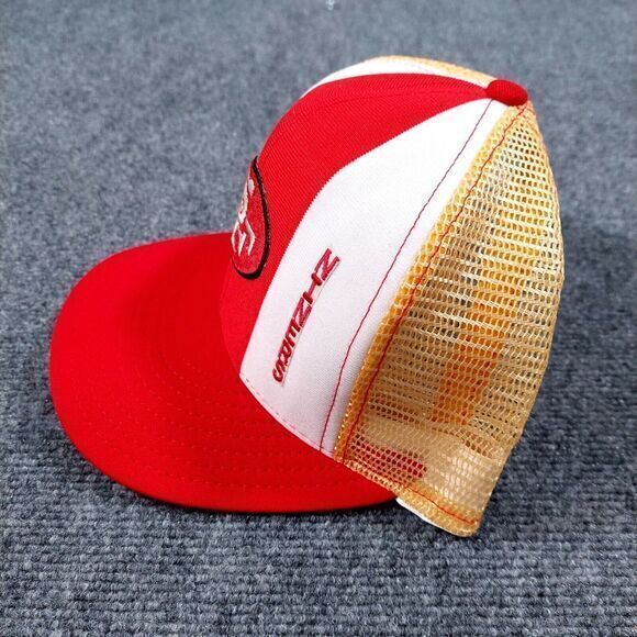 Vintage San Francisco 49ers Hat‎ Cap Snapback AJD Lucky Stripes Mesh Trucker 80s - Picture 2 of 7